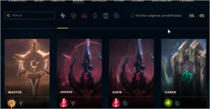 Conta League of Legends - Todos os campeões LOL