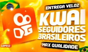 Kwai Seguidores E Curtidas Brasileras - Envio Imediato - Red