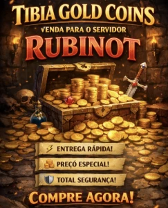 1Kk Gold Coins Rubinot - Todos Os Servidores - - Tibia