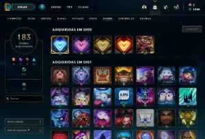 Conta desde 2013 / 70 skins / mmr d4 - League of Legends LOL