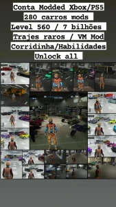 Conta Modded Ps5 / Xbox - GTA