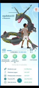 Conta pokémon go nível 48