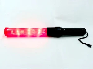 Bastão Sinalizador De Trânsito Vermelho Led 41cm Lanterna - Products