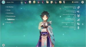 AR57 - Xião, Kazuha, Baal, Jean, Keqing e Mona C2 + Jade ... - Genshin Impact