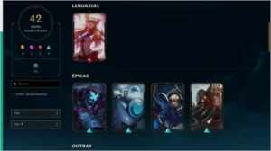 CONTA LOL LVL 200+ 105CHAMPS 42Skins SMURF - League of Legends
