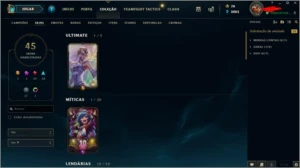 Conta Diamante, Lvl 194, 45 Skins, 105 Champs, Mmr Bom...