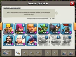 CV 8 Clash of Clans - Semifull