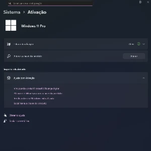 Windows 11 PRO ativação - Softwares and Licenses