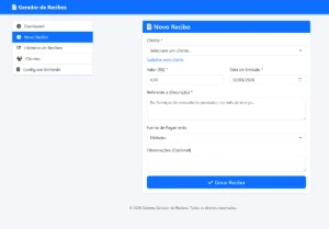 Script Php — Gerador De Recibos - Outros