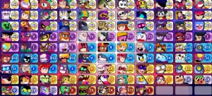 Conta Brawl Stars 2019 -70K Troféus- Várias Skins