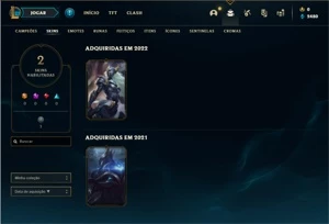 Conta ouro 2 com 31 Champs e 2 Skins + 14 Fragmentos de Skin - League of Legends LOL