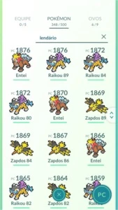 Conta lvl 37 Amarela - Pokémon