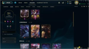 Conta LoL Mestre - League of Legends