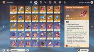 VENDO 5 ⭐ DILUC C1 + TÚMULO DO LOBO + JEAN - Genshin Impact