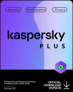 Kaspersky PLUS (Total Security) 5 dispositivos - Softwares e Licenças