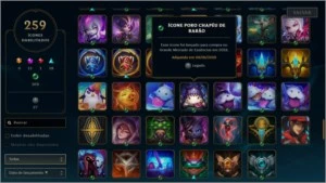 Conta com 9 miticas e 104 pontos prestigios! - League of Legends LOL