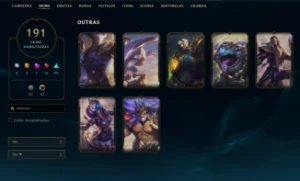 Cota Lol Todos Os Champs Esmeralda - League of Legends