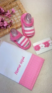 Kit Bebê Sandalinha Personalizado