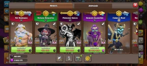 Cv18 - 95% Full - 2 Heróis Full - 14 Equipamentos Full - Clash of Clans