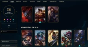 CONTA DE LOL DE 2018 - League of Legends