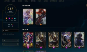 Conta perfeita com 218 Skins - Perfeita Para Qualquer Lane - League of Legends LOL