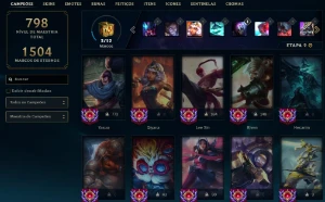 Conta perfeita com 218 Skins - Perfeita Para Qualquer Lane - League of Legends LOL