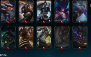 Conta perfeita com 218 Skins - Perfeita Para Qualquer Lane - League of Legends LOL