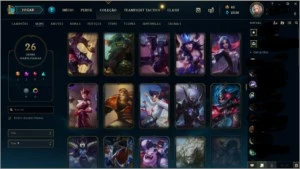 Conta lol prata 3 26 skins nivel 136 - League of Legends