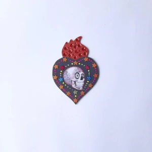 Enfeite de Parede Caveira Colorida 2 - Artesanato e Personalizados