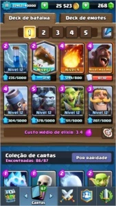 Conta de clash barata lv 11 - Clash Royale