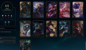 CONTA LOL - LVL 287 - 125 Champions - 86 Skins - FULL ACESSO - League of Legends