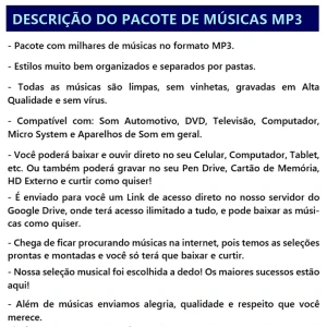 Pacote de Músicas - mais de 150 mil músicas mp3 - Outros
