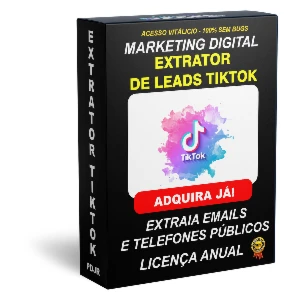 Extrator de Emails e Telefones Públicos do TikTok