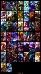 CONTA LEAGUE OF LEGENDS - TODOS OS CAMPEÕES E 44 SKINS LOL
