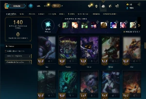 Unranked com 95 Champs e 46 Skins - League of Legends LOL