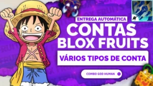 Conta Blox Fruits Lvl 2550[MAX] + Godhumam - MENOR PREÇO! - Roblox