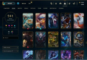 Conta Lol 254, Sem Elo e Unico Dono - League of Legends