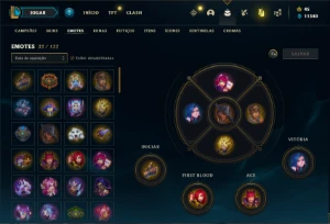 Conta prata 3 com 40 Champs e 20 Skins + 7 Fragmentos - League of Legends LOL