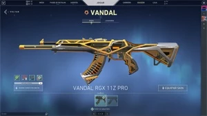 Conta Ouro 3 Smurf com faca Karambit e Vandal RGX + 946 Riot - Valorant