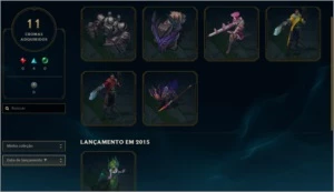 CONTA LOL: COM 80 SKINS - 116 CHAMPIONS - BORDA PLATINA - League of Legends