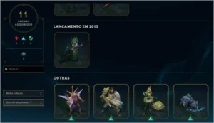 CONTA LOL: COM 80 SKINS - 116 CHAMPIONS - BORDA PLATINA - League of Legends