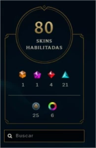 CONTA LOL: COM 80 SKINS - 116 CHAMPIONS - BORDA PLATINA - League of Legends