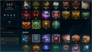 CONTA LOL: COM 80 SKINS - 116 CHAMPIONS - BORDA PLATINA - League of Legends