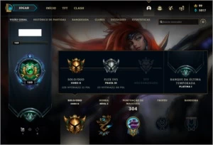 CONTA LOL: COM 80 SKINS - 116 CHAMPIONS - BORDA PLATINA - League of Legends