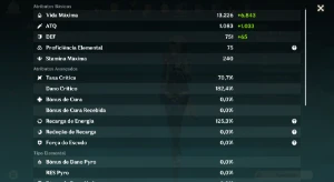Raiden C2, Ganyu C1, Eula C1 + e várias armas assinaturas - Genshin Impact