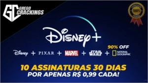 [REVENDA] 10x Contas Disney+ Assinatura Premium 30 Dias - Assinaturas e Premium