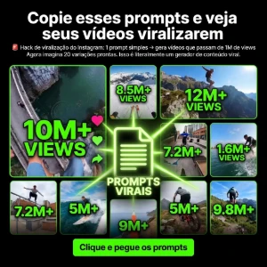 O Prompt por trás de um vídeo de MILHÕES de views