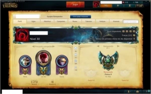 Conta league of legends Platina 2, Com riven campeonato... LOL