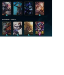 Conta Platina 4 18 skins - League of Legends LOL