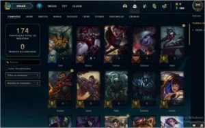 V > Atual GOLD4 MD5 com 23skins e 55champs(Plat4 na passada) - League of Legends LOL